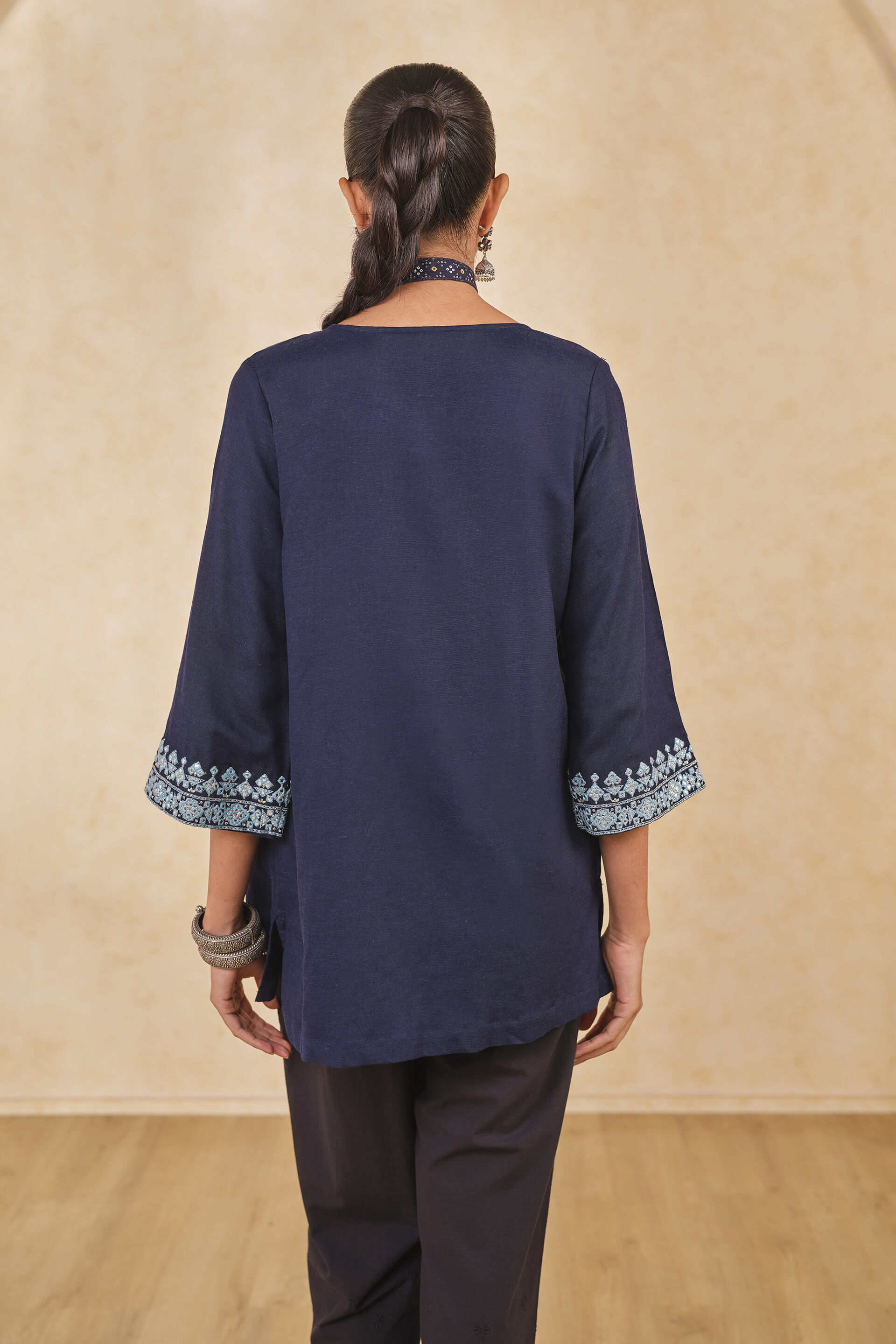 Shahi Neela Top, Blue, image 7